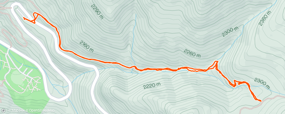 Mappa dell'attività Trailwork Hike