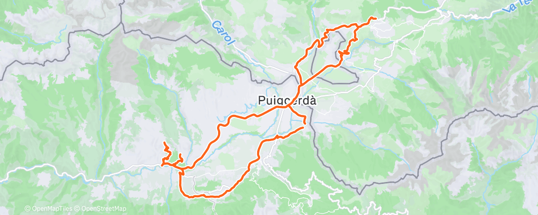 Map of the activity, Morning Ride
