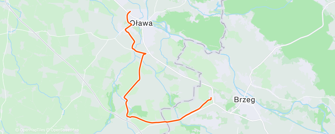 Map of the activity, Morning Ride