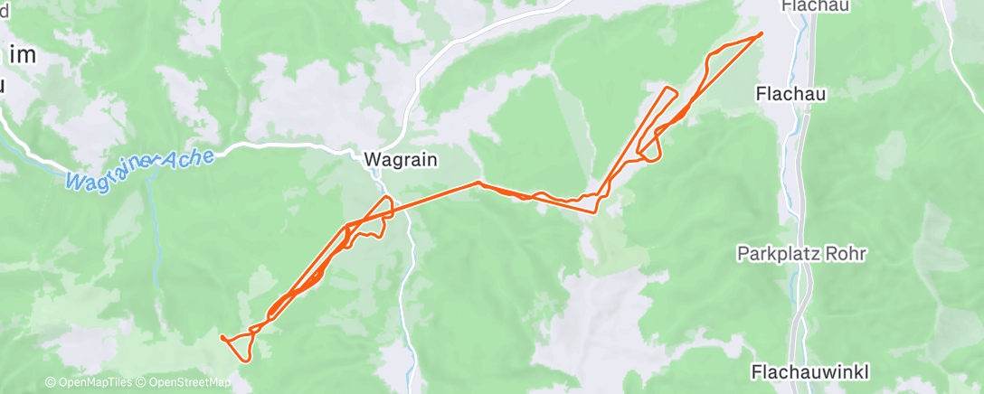 Map of the activity, Winterurlaub