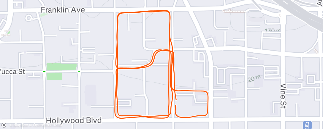 Map of the activity, Shakeout