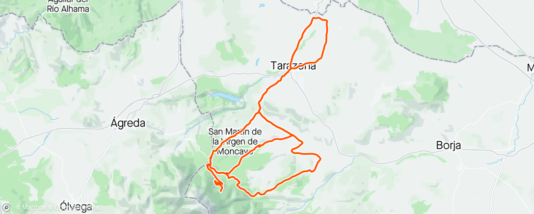 アクティビティ「Moncayo con los tejero team 🤪」の地図