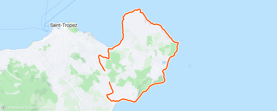 Map of the activity, Rando Sentier côtier Saint Tropez en Famille