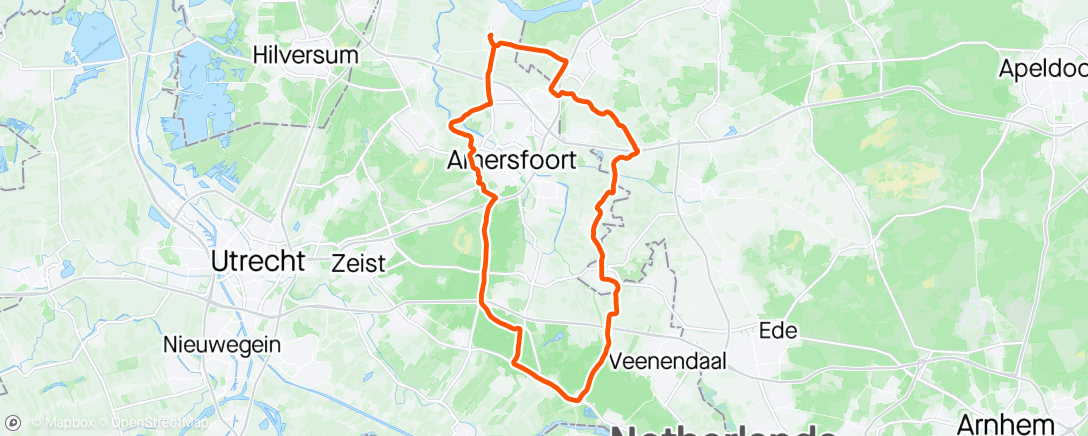 Map of the activity, Amerongen