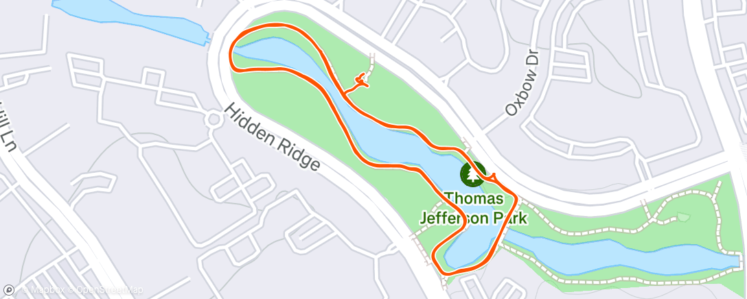 Map of the activity, Afternoon Walk