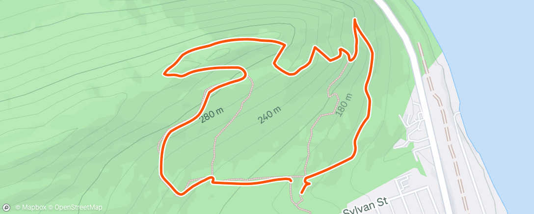 Map of the activity, Cove Mt hike #42