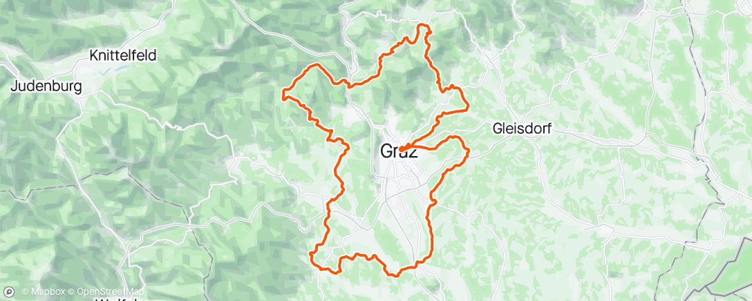 Mapa da atividade, RAG - Race Around Graz