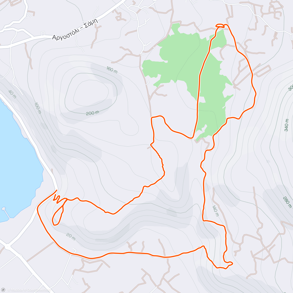 Map of the activity, ΕΖ Trail Run *Κρανηπάτι* 🌥️