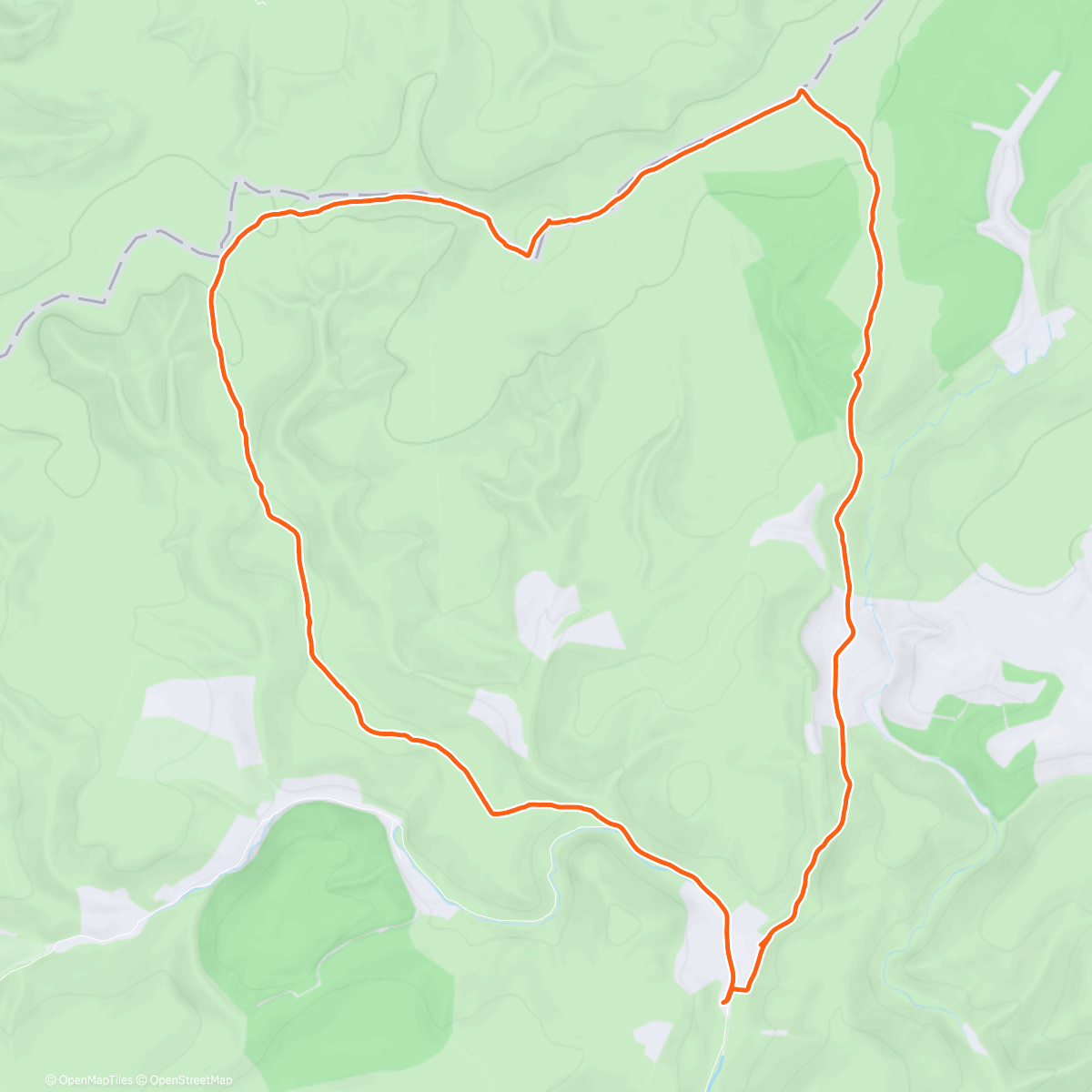 Map of the activity, I ❤️ Northumberland