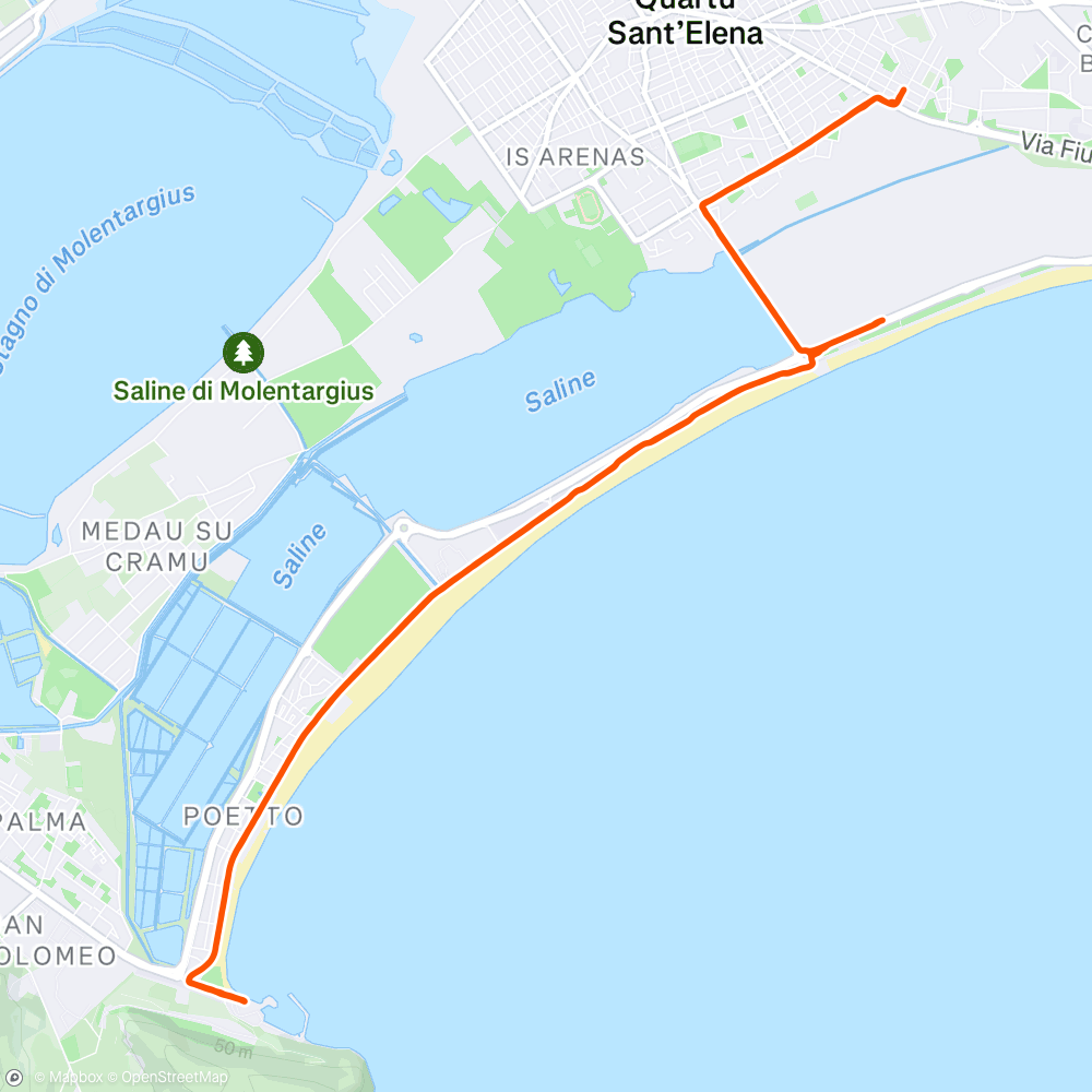 Map of the activity