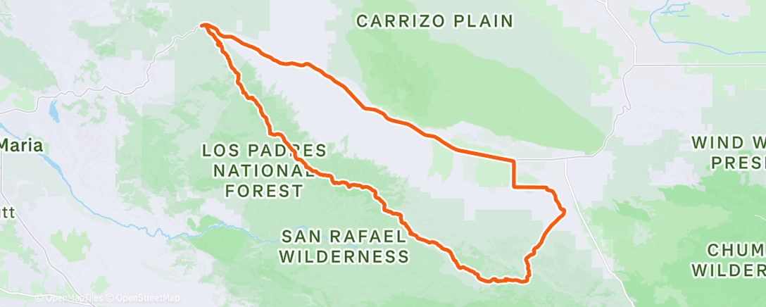 Map of the activity, Morning Gravel Ride
