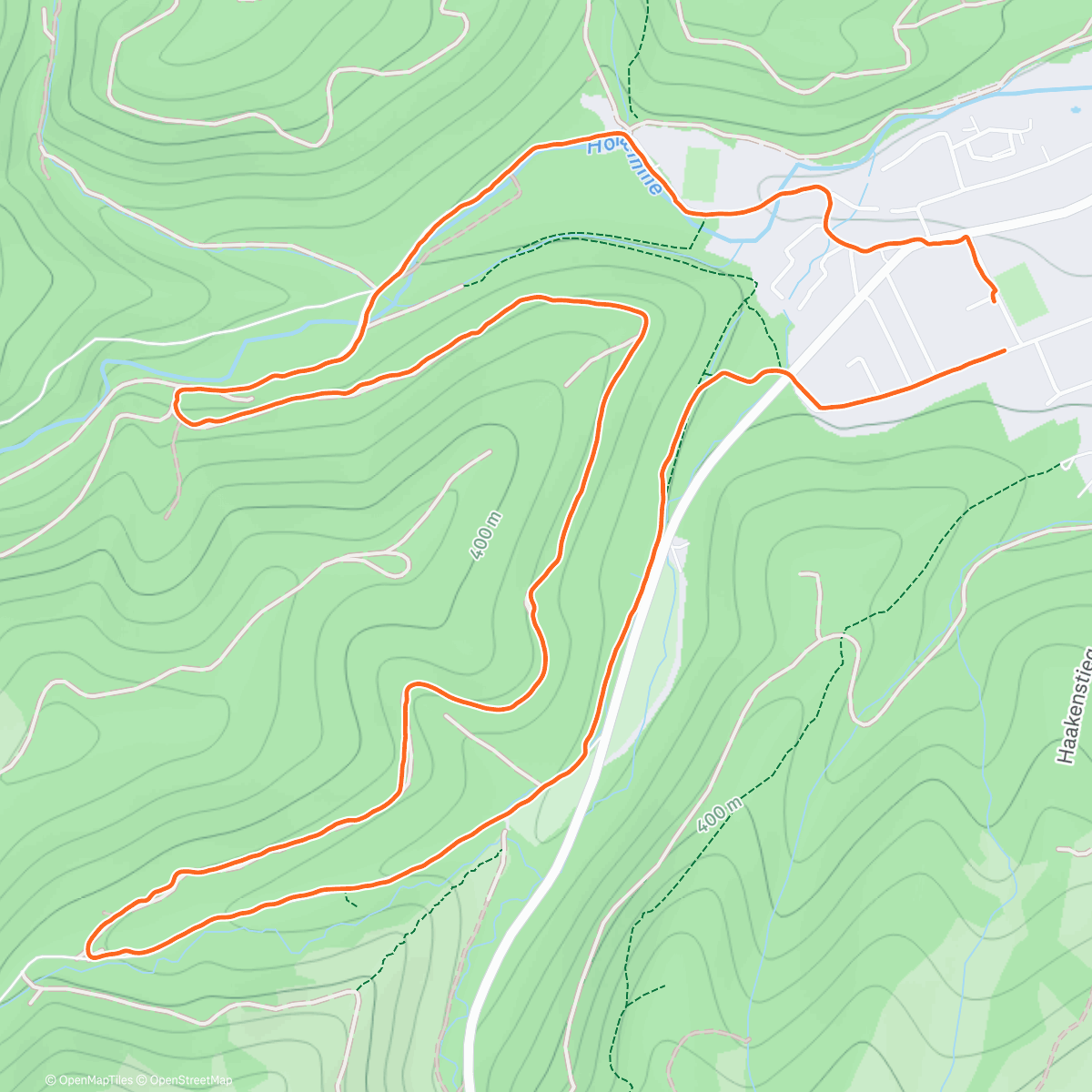 Map of the activity, Warm up Lauf für Silvester (leider krank 🤧)