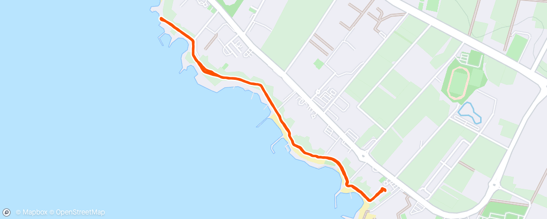 Map of the activity, Morning Walk before breakfast