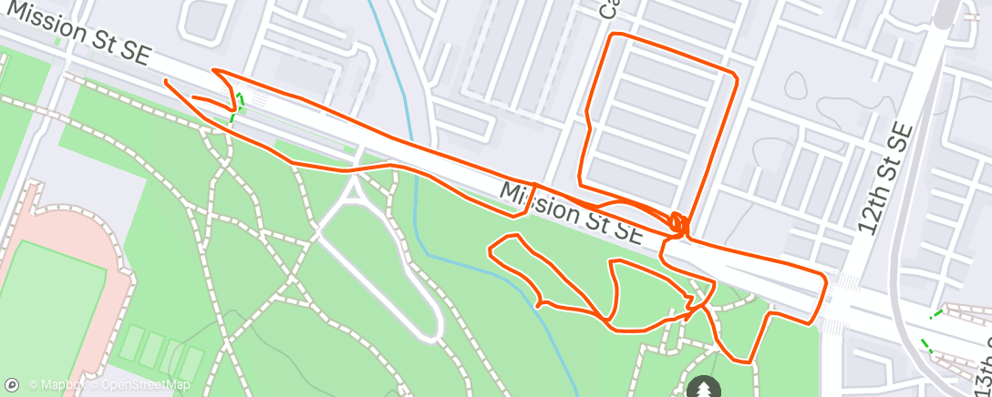 Map of the activity, Chemeketa Trail Prep: Quinaby