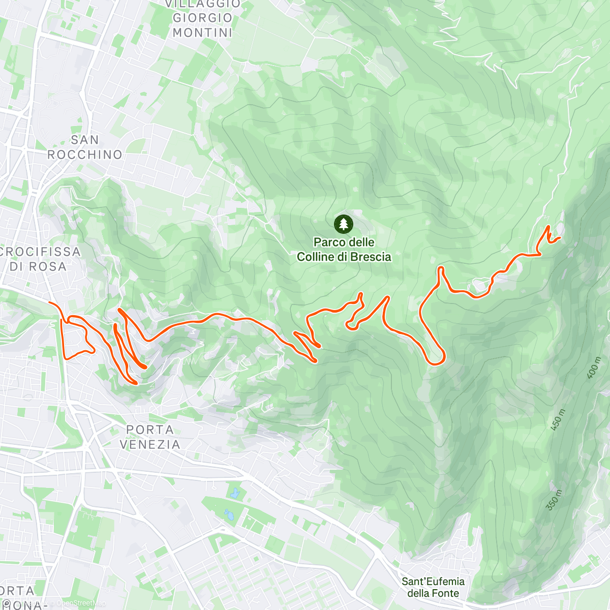 Map of the activity, Cicloturisti!@ Monte Maddalena 🎅 Merry Christmas!