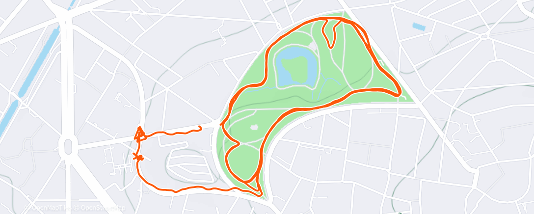 Карта физической активности (Afternoon Run)