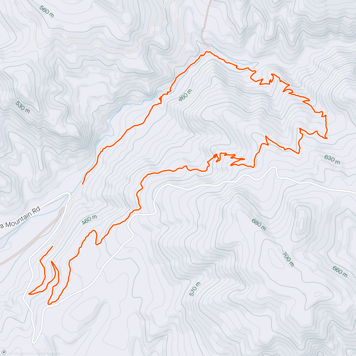 Map of the activity, Lovers Loop
