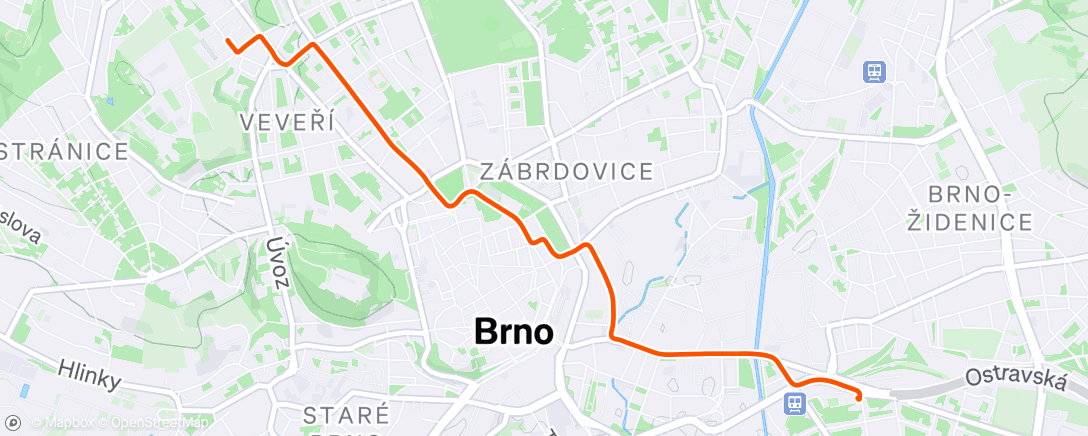 Map of the activity, Afternoon Ride