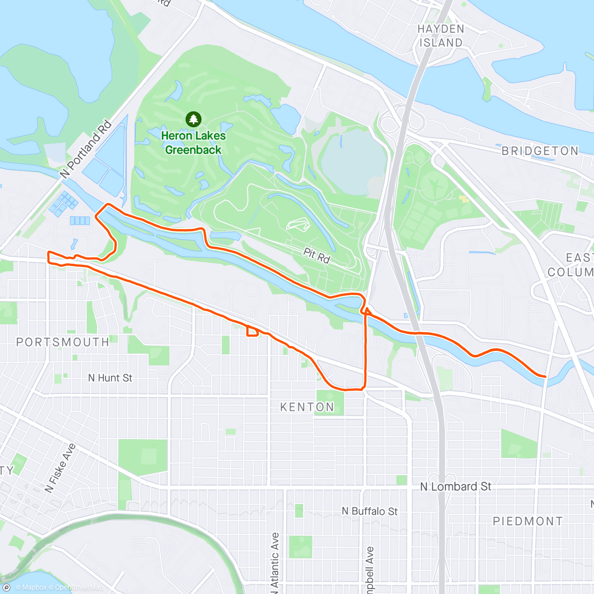 Map of the activity, Bald Eagles spotted on the Slough 🦅🤩🦅 Sun Sponge attempts Recovery Run