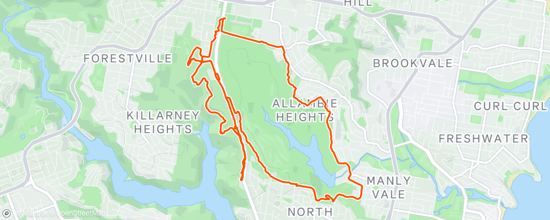 Map of the activity, Morning E-Mountain Bike Ride