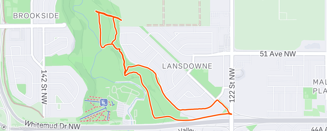 Map of the activity, 10x farm hills with Sanja