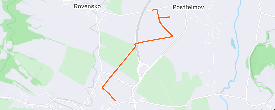 Карта физической активности (Morning Run)