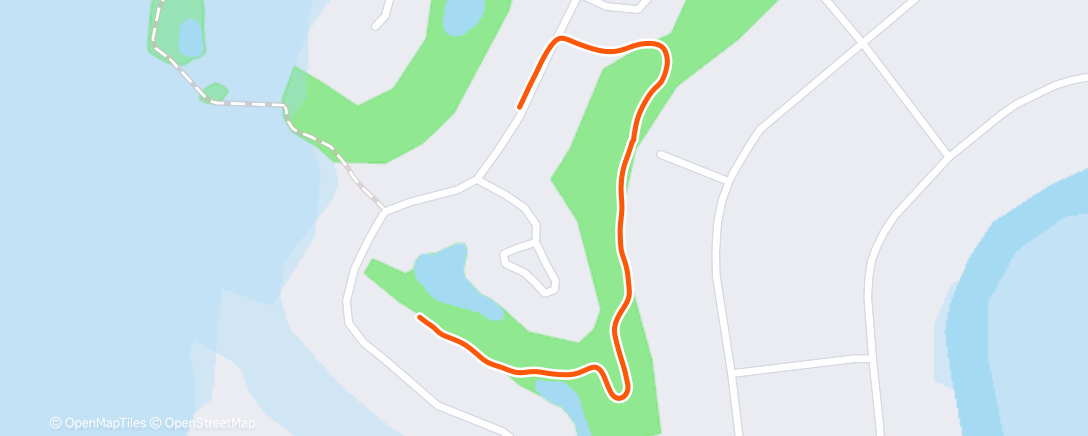 Map of the activity, Night Walk