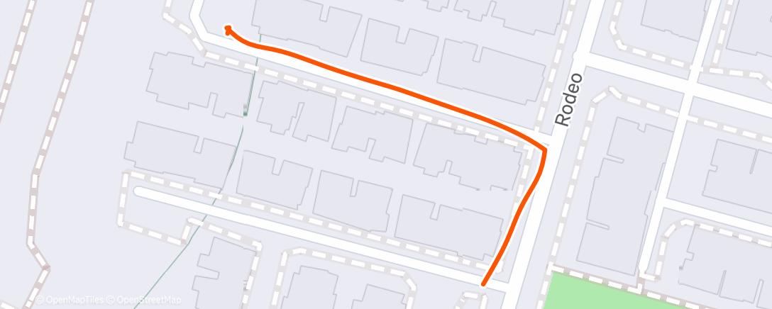 Map of the activity, Evening Walk