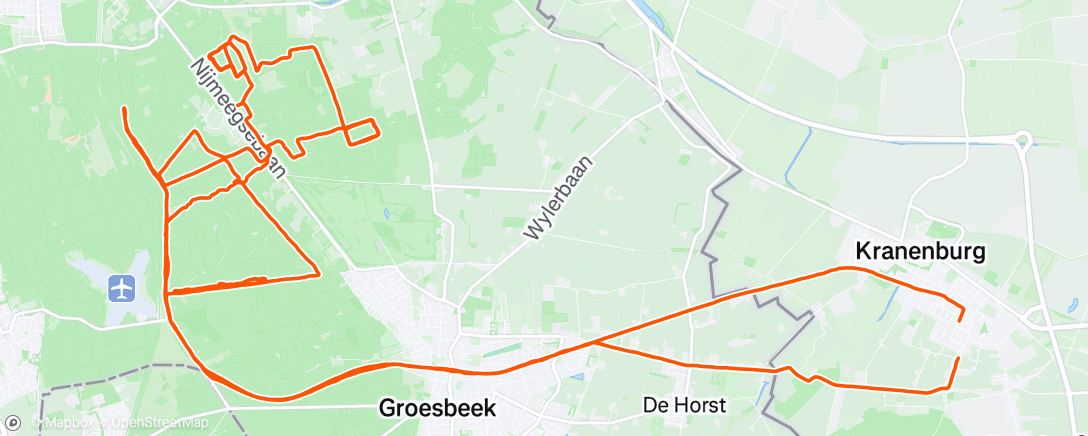 Map of the activity, LV training met mooie groep
