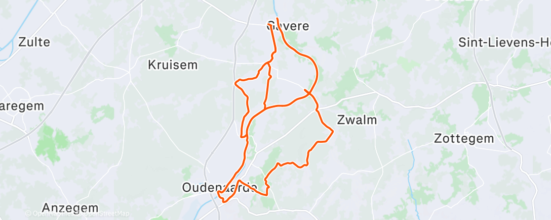 Map of the activity, Wielersport