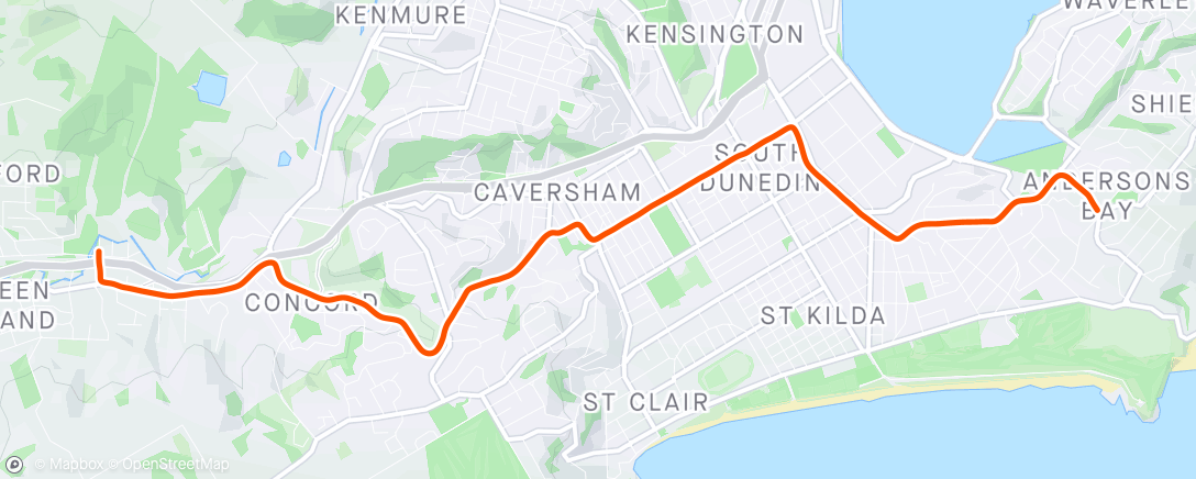 Map of the activity, Morning solo commute