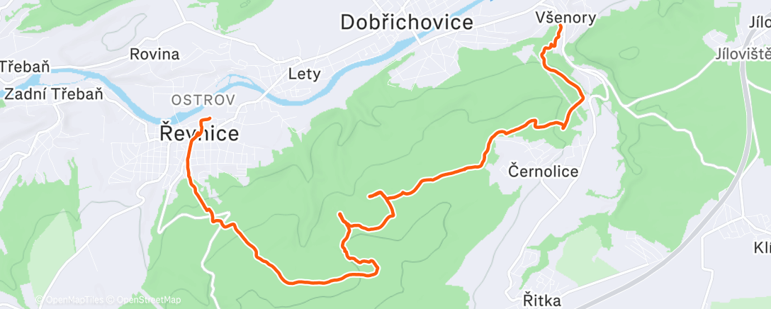 Map of the activity, Brdské vyhlídky 😆