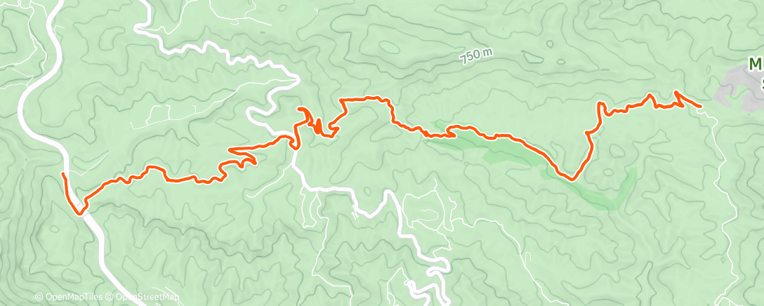 Map of the activity, Backbone Trail - Solstice Canyon