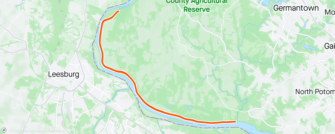 Map of the activity, RA24 Ride #5