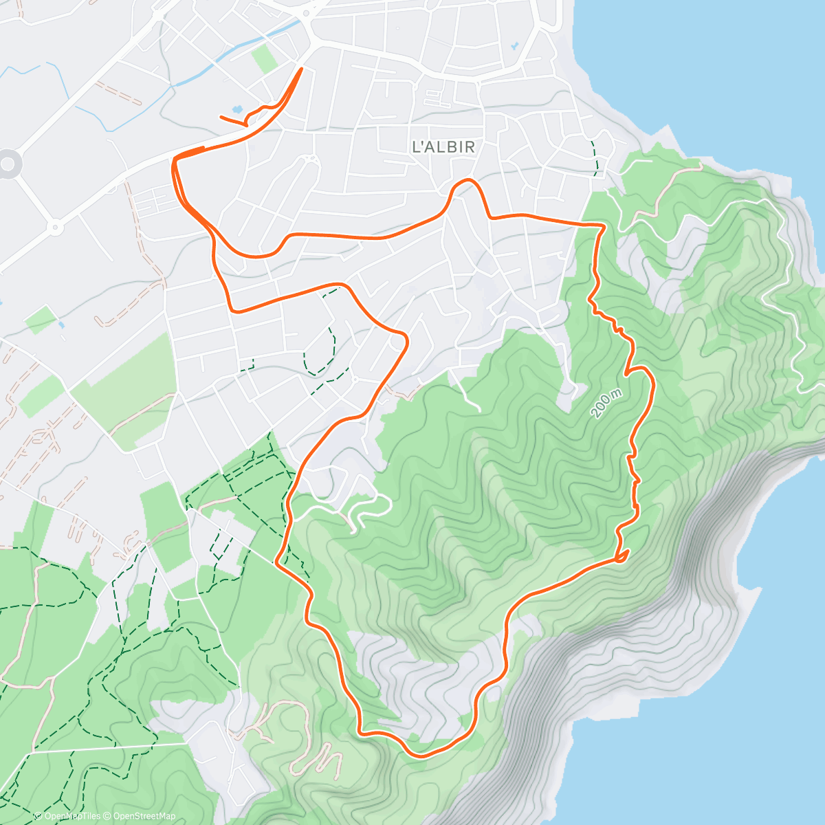 Map of the activity, Benidorm’s never looked so good.