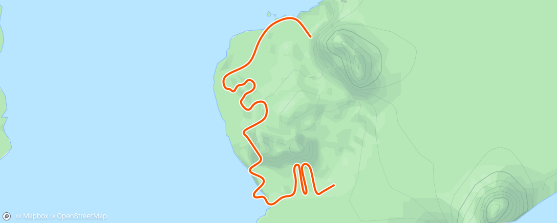 Map of the activity, Zwift - Pacer Group Ride: Flat Route in Watopia with Miguel