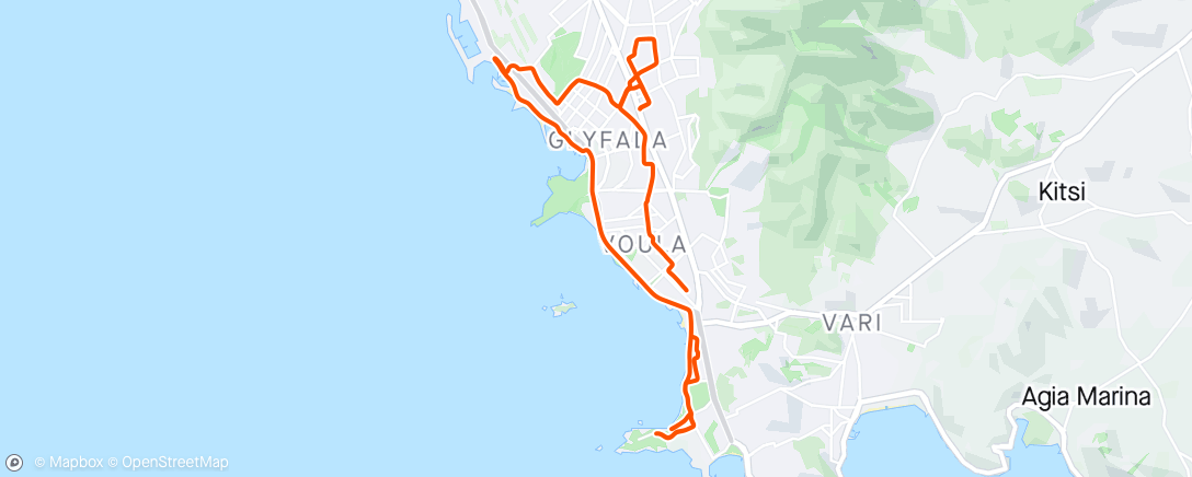 Map of the activity, 2024-07-25Ride