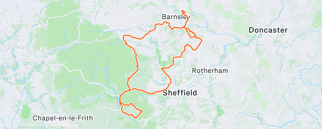 Карта физической активности (Cycling)