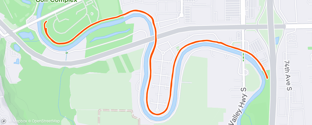 Map of the activity, Epic little trot with a special guest
