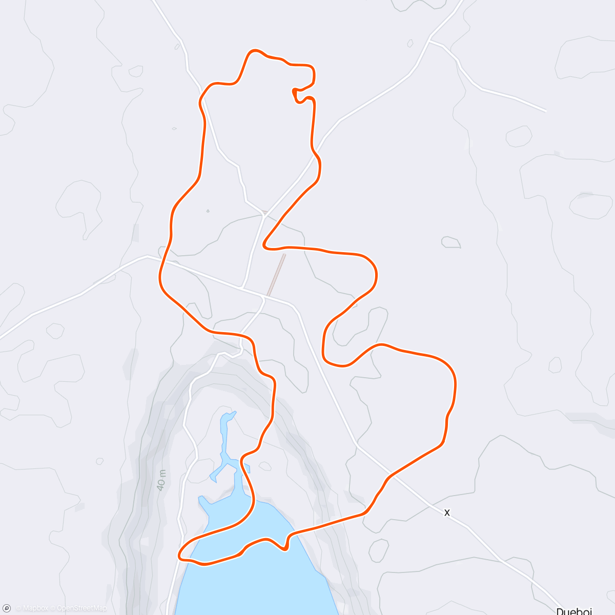 Map of the activity, Zwift - New Workout on Climb Portal - Volcano in Makuri Islands