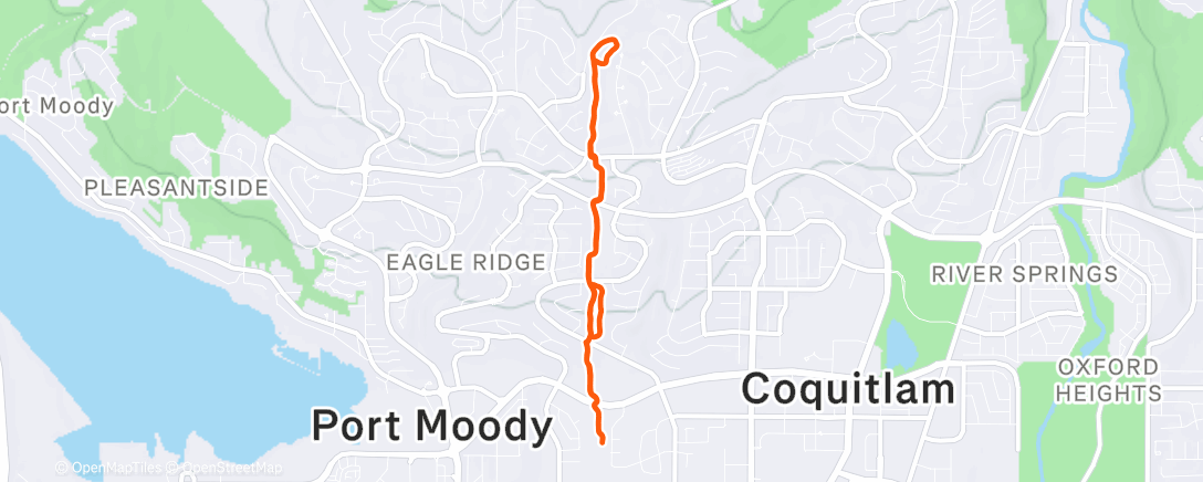 Карта физической активности (Lunch Hike)