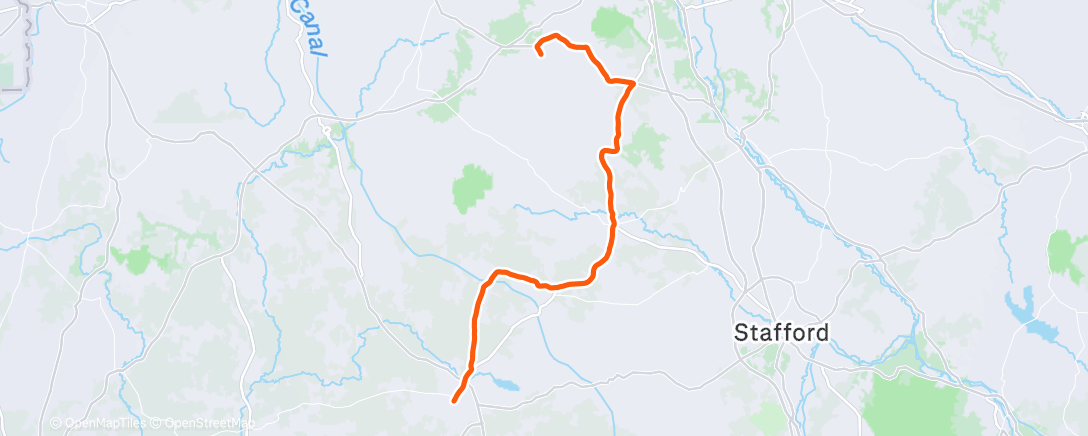 Map of the activity, Commute