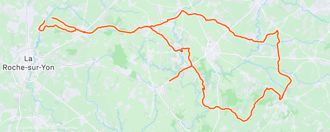 Карта физической активности (Morning Ride)