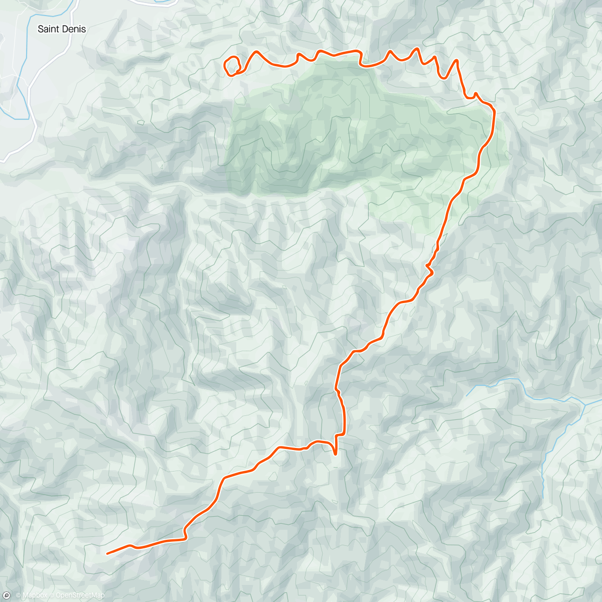 Map of the activity, Zwift - AM Turbo :  Desaturation blocks in France