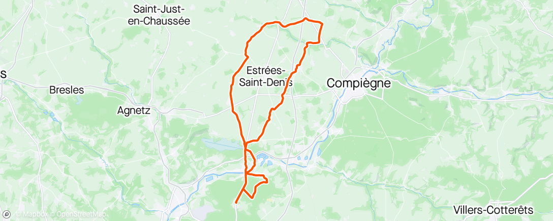 Map of the activity, Neufvy sur Aronde