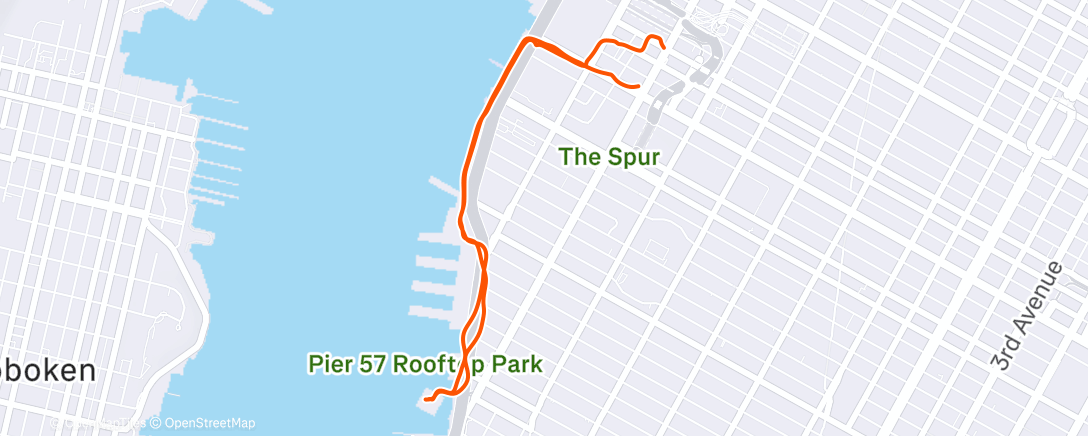 Карта физической активности (Run with G)