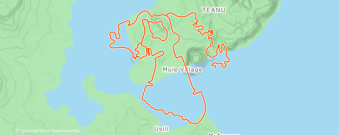 Map of the activity, Zwift - Tair Dringfa Fechan in Watopia
