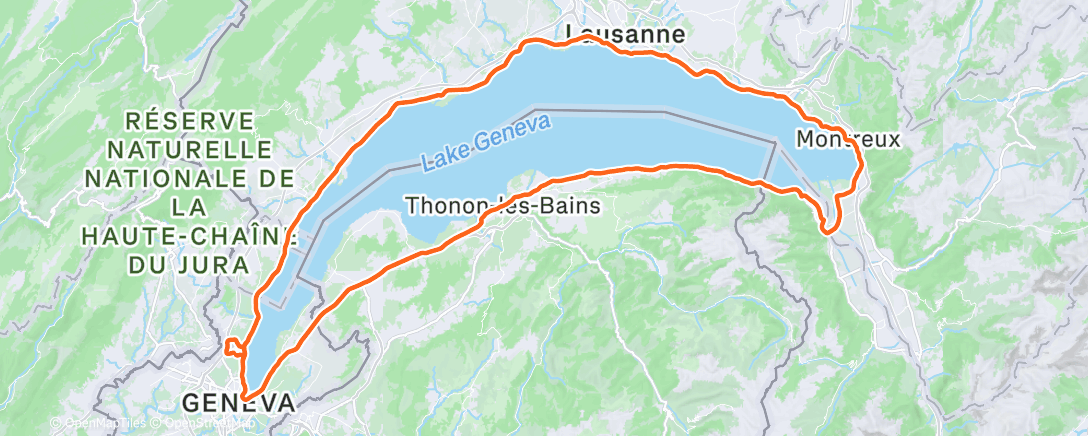 Peta aktivitas, Morning Ride