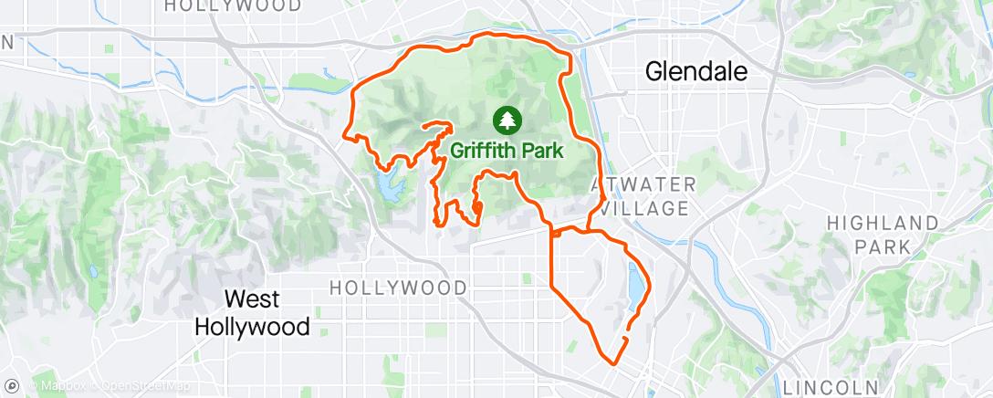 「Hooray for Hollywood」活動的地圖
