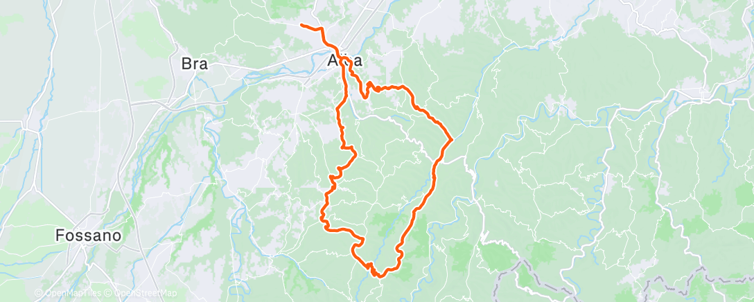 活动地图，Pedalata mattutina